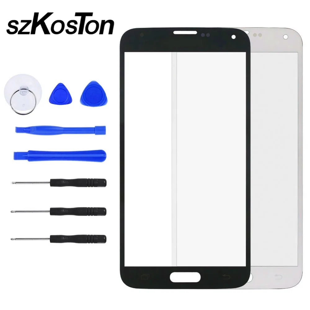 Для Samsung Galaxy S5 S4 S3 сенсорный ЖК экран внешняя Передняя стеклянная панель крышка