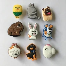 100PCS the Secret Life of Pets PVC Shoe Charms Accessories for Croc Decorations for Bracelets with holes Kids Party Gift 100PCS the Secret Life of Pets PVC Shoe Charms Accessories for Croc Decorations for Bracelets with holes Kids Party Gift