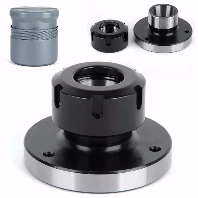 1pc ER 32 Collet Chuck 80mm Diameter Bearing Steel CNC Lathe Milling