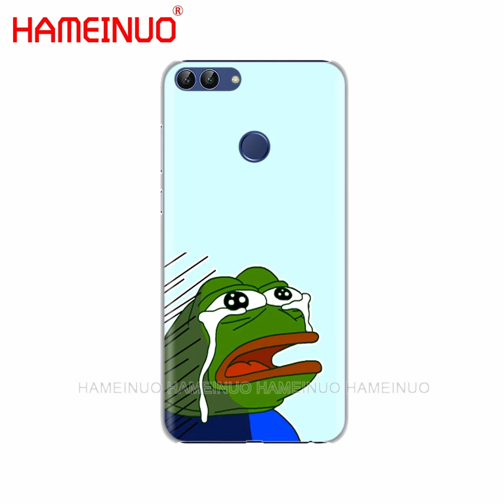 Милый лягушка Meme животное Забавный мобильный телефон чехол для huawei Honor 7C Y5 Y625 Y635 Y6