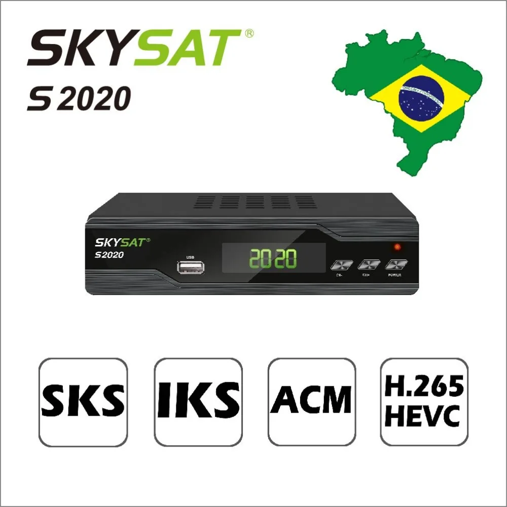 [Бразилия] SKYSAT S2020 Twin спутниковый тюнер IKS SKS ACM H.265 Бразилии VOD Xtream IPTV M3U стабильный
