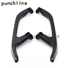 Подходит для YAMAHA Tmax 530 XP 530 t-max 530 2012- углеродное волокно задние ручки баров заднего пассажирского сиденья рукоятка поручень