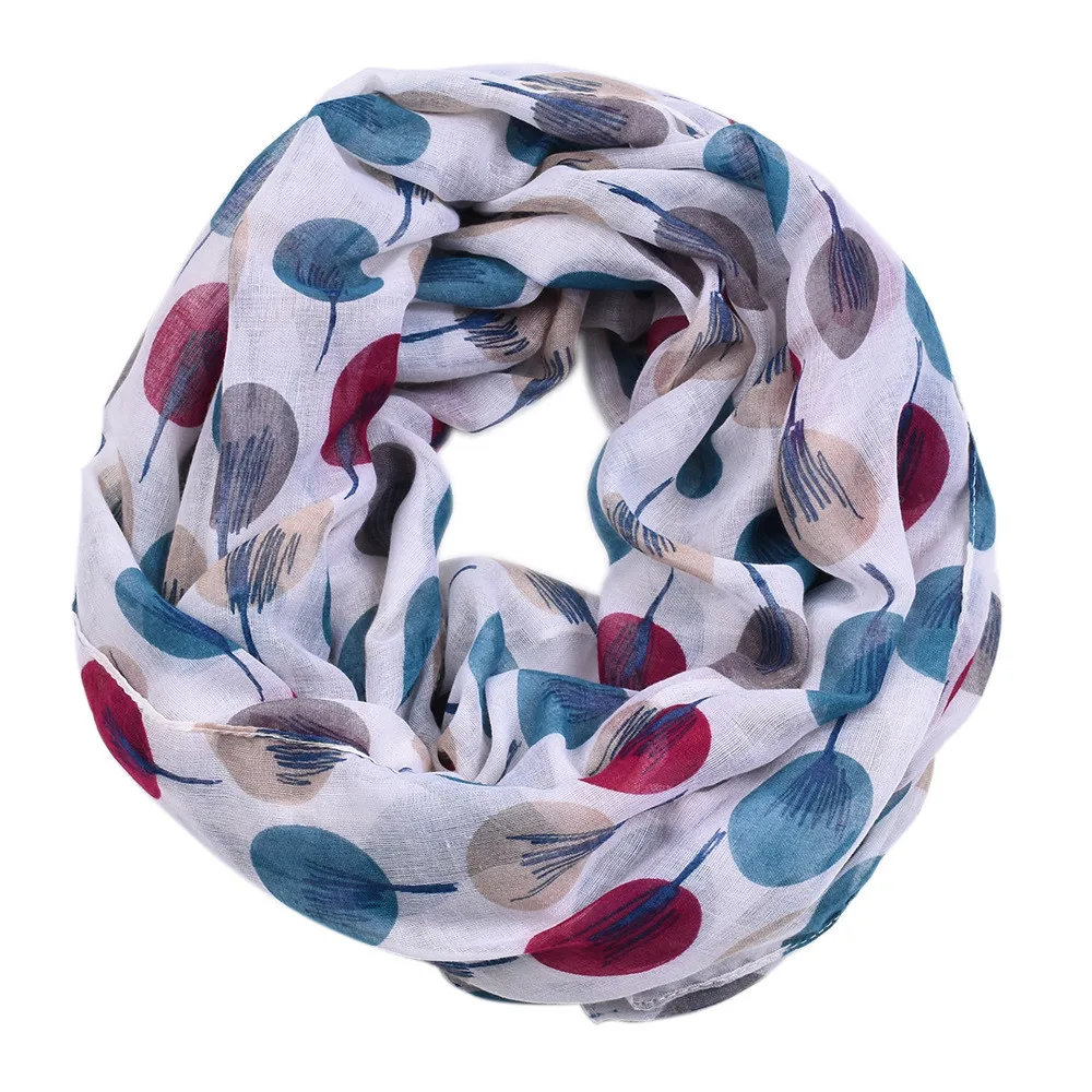 Зимний шарф, модный женский шарф, Роскошный рисунок деревьев, Длинный мягкий шарф-шаль, шарфы
