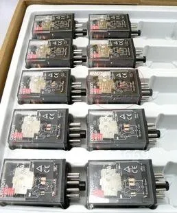 10 шт./набор, база+ катушки реле мощности MKS3P 11pin 2NO 2NC 10A(нет) 5A(NC) DPDT DC12V