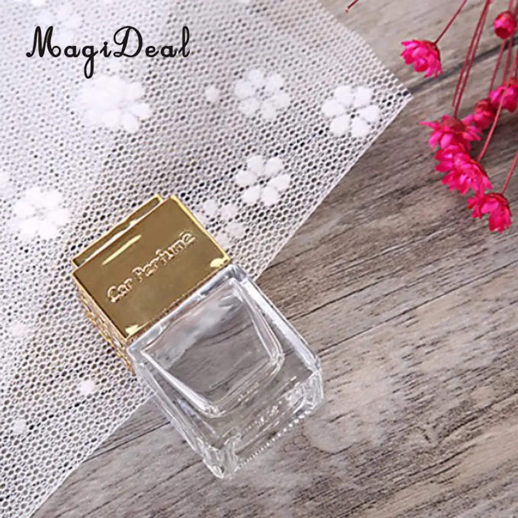 Vintage Car Interior Diffuser Bottle Favours Air Freshner Scented Atomizer Container Case Glass Atomizer Set	