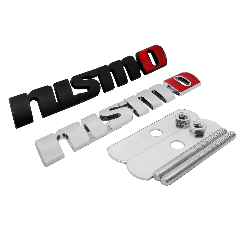 

Car Styling 3D Metal Grille Emblem Badge for NISMO Logo for Nissan GTR 370z 350-z X-Trail Qashqai Sylphy Leaf Tiida Juke Murano