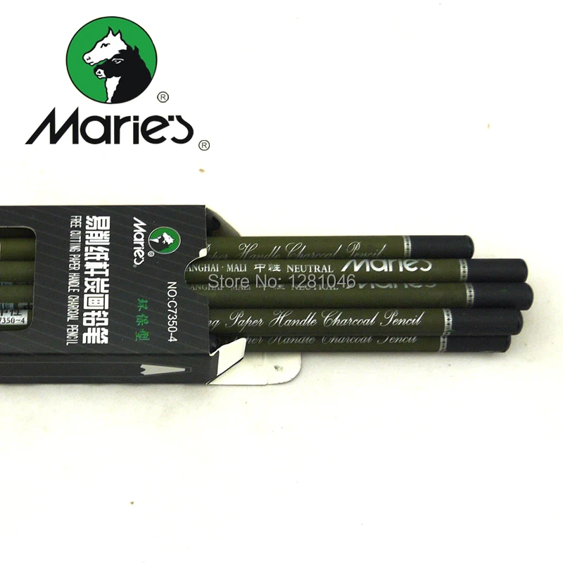 Карандаш LifeMaster Maries с древесным углем 12 карандашей/партия