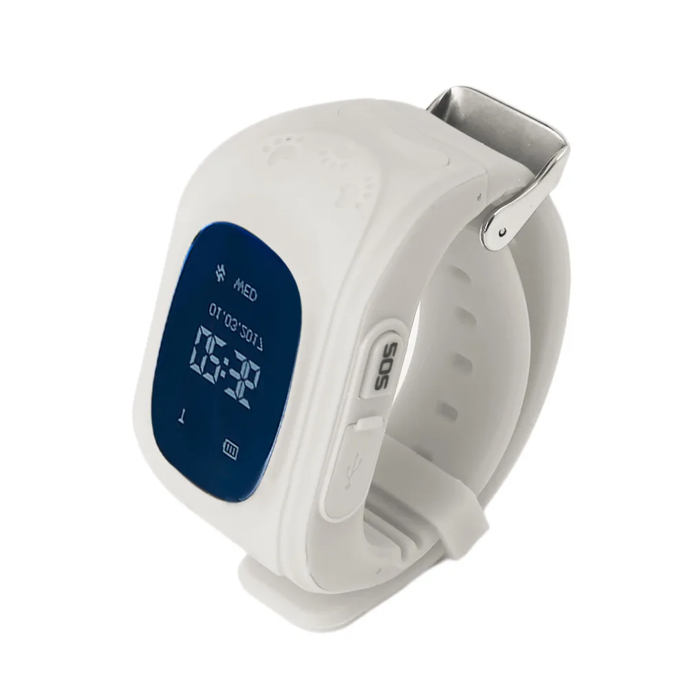 Высокое качество Q50 Детские Смарт-часы, со светодиодом GSM GPRS локатор трекер анти-потеря детские часы для iOS Android