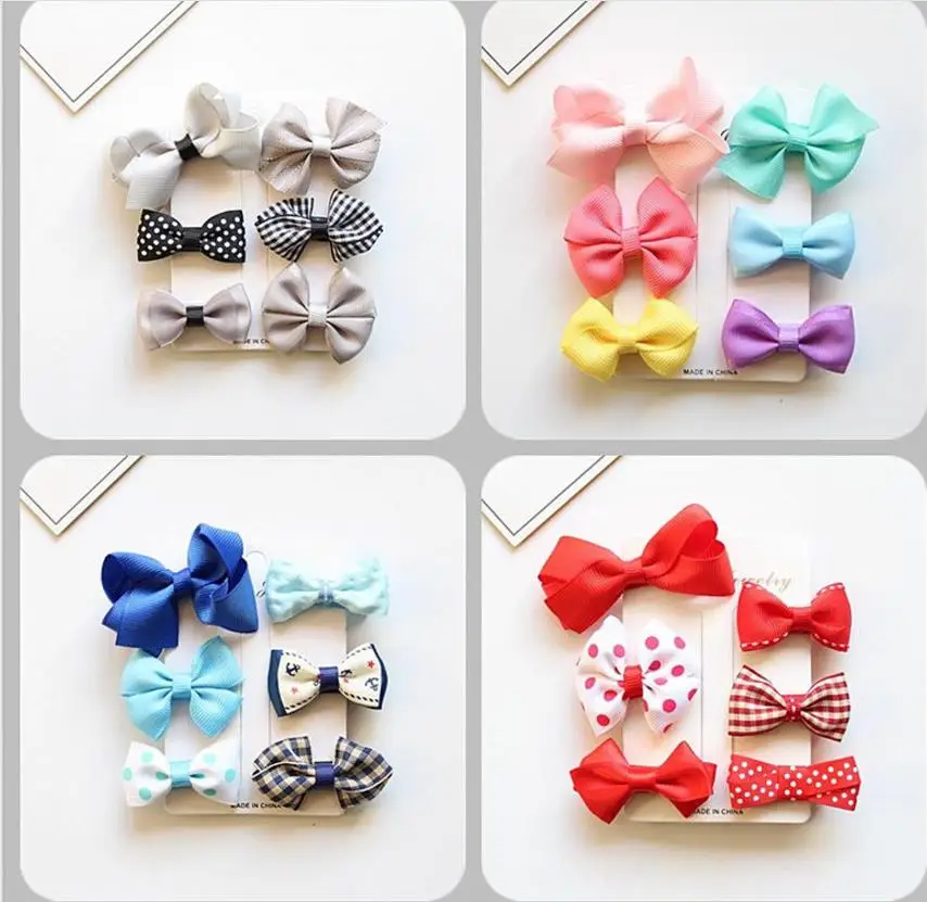 

Design Grosgrain Ribbon Bow Children Hairpins elastic hair rubber bands Girls Hair Accessories Kids Hair Clips Headwear TZ26