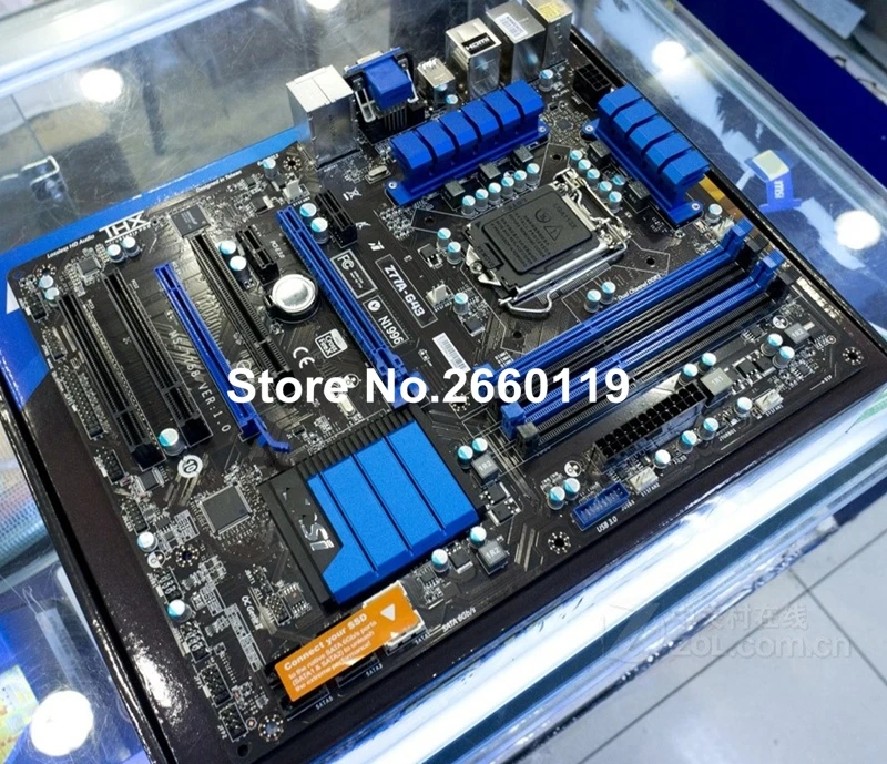 

100% Working Desktop Motherboard For MSI Z77A-G43 System Board fully tested