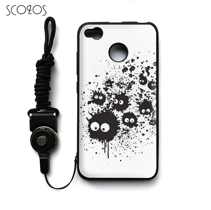 SCOZOS Susuwatari Silicone TPU Phone case Soft Cover For Xiaomi Mi 5 6 A1 5X Redmi 4X 4A Note 4 #da63 |