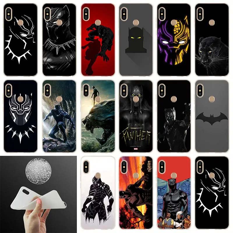 Мягкий чехол Marvel Comics Black Panther для Xiaomi Redmi Note 8 7 6 5 Pro 8a 6pro 6a s2 5a 4a 5plus y3 чехлы Etui |