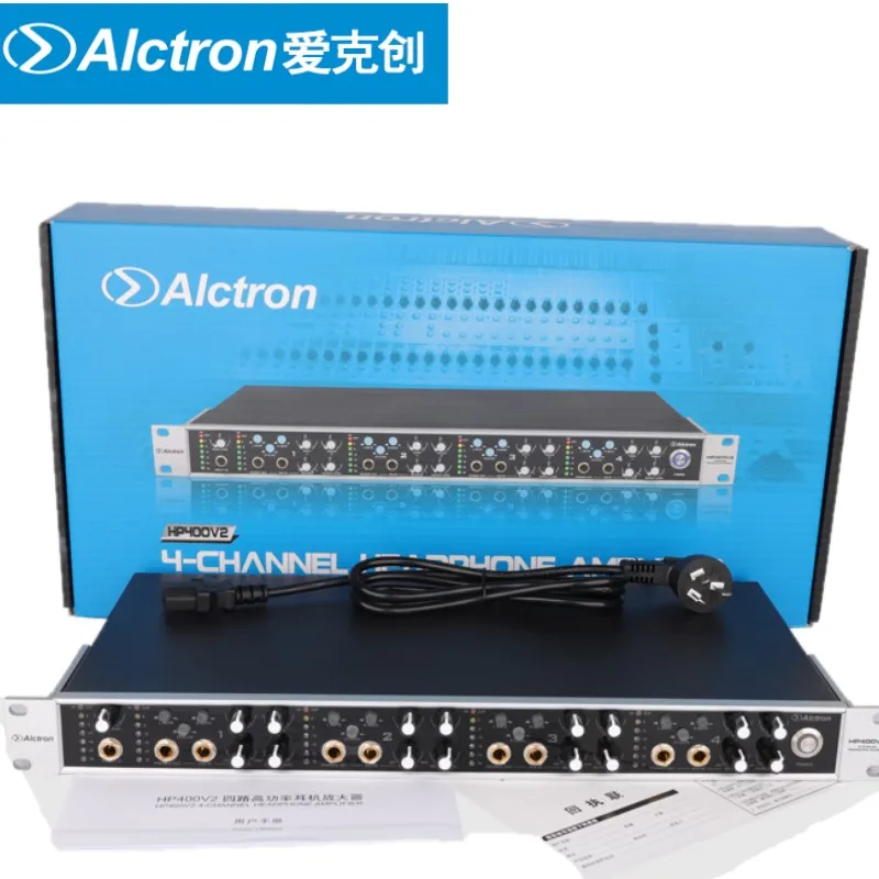 

Alctron HP400V2 4 groups of 12-channel High Power headphone Splitter Headphone Amplifier Stereo Recording studio Earphone preamp