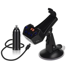 Автомобильный MP3 аудио плеер Bluetooth fm-передатчик беспроводной модулятор Автомобильный комплект Hands Free держатель для телефона