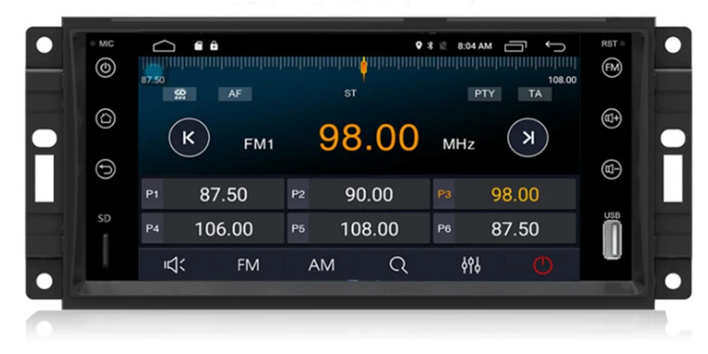 LiisLee Car Multimedia GPS HiFi Audio Radio Stereo For Jeep Compass MK49 2010~2016 Original Style Navigation NAVI (9)