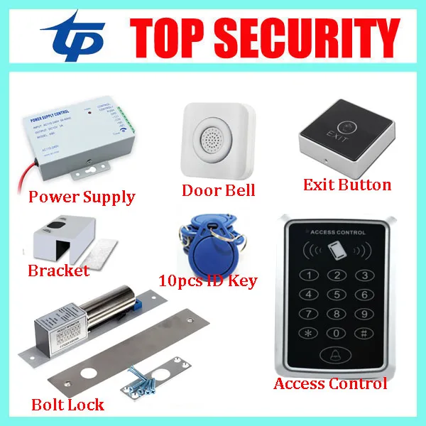 

DIY F007 125KHZ RFID card smart card door access control system single door standalone EM card access controller