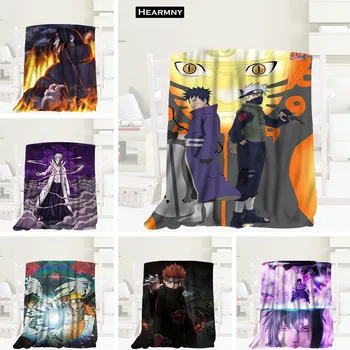 

New Arrival Naruto Anime Blankets 3D Printing Soft Blanket Throw On Home/Sofa/Bedding Portable Adult Travel Cover Blanket