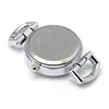 Alloy Watch Face Flat Round Watch Head Watch Components For DIY, Platinum, 28~29x26x9mm, Hole: 10x5mm ► Photo 2/3