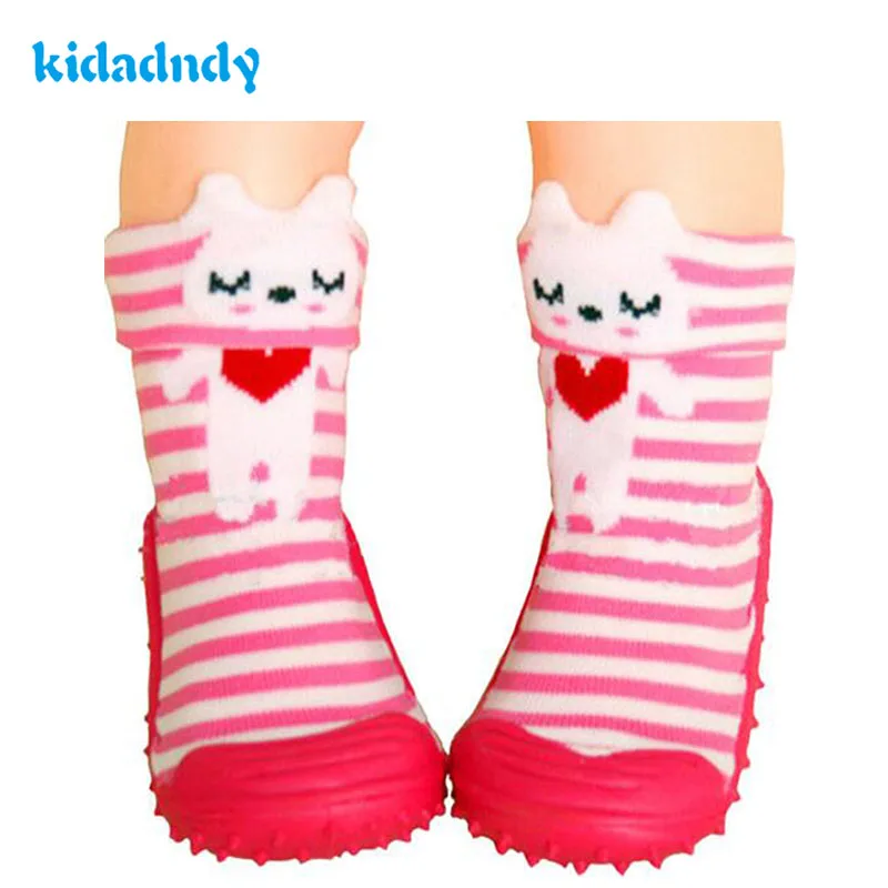 1Pair Cotton Cute Design Animal Image Baby Socks With ...