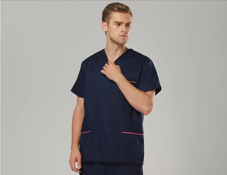Хлопковая кисть с короткими рукавами для операционной комнаты, ручная одежда, Акушерская и Гинекологическая Больничная форма