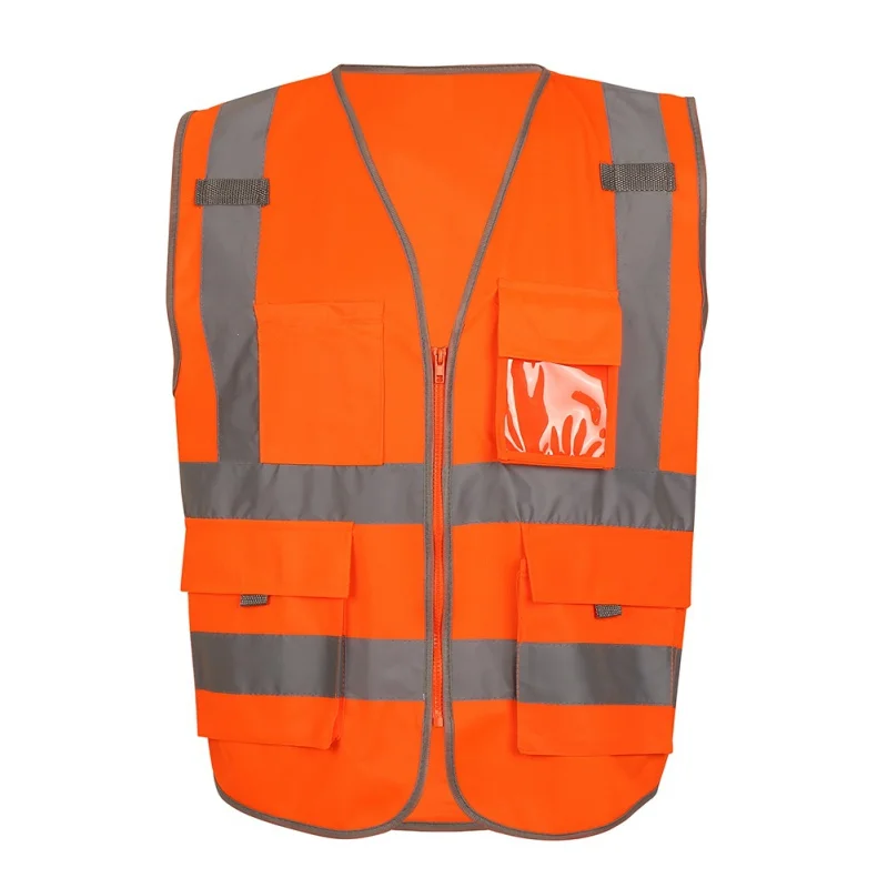 Men Women High Visibility Reflective Vest Sports Outdoor High Quality Reflective Safety Clothing Working Clothes Running Vest ST