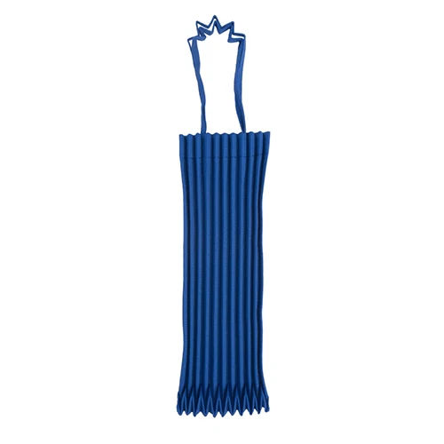 Mihawk модная плиссированная сумка для покупок Женская Холщовая Сумка на плечо для девочек высокое качество сумка дорожный мешочек для хранения аксессуары вещи - Цвет: Blue