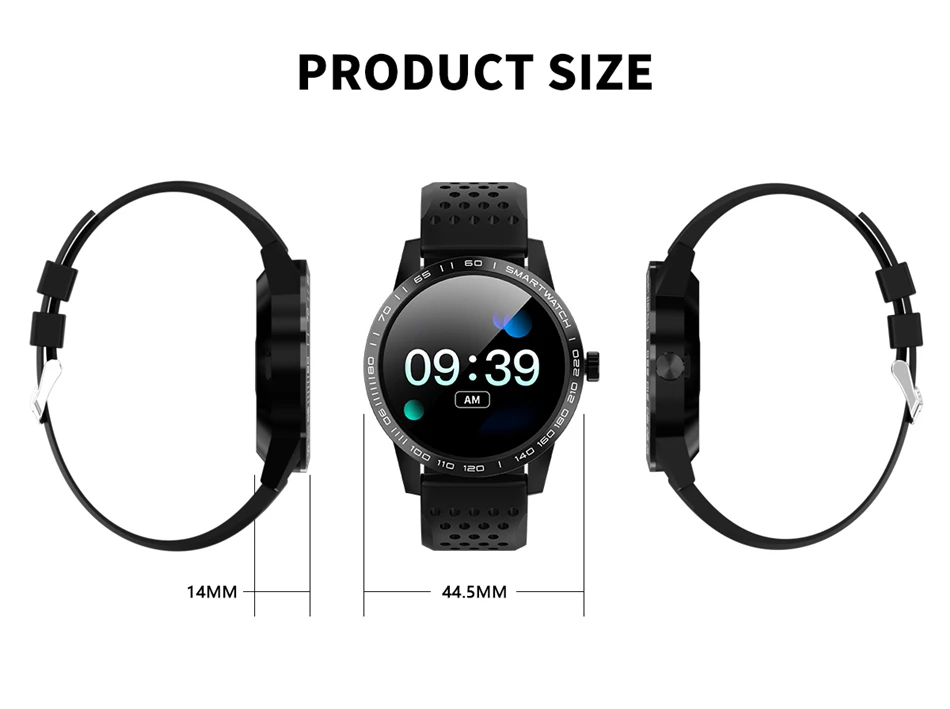Letike Смарт-часы T2 IP67 водонепроницаемый монитор сердечного ритма кровяного давления умные часы для спорта на открытом воздухе Bluetooth фитнес-браслет