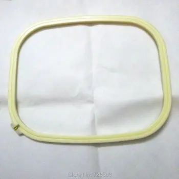 

Wholesale 23.5*27cm Ajustable Cross Stitch frame Rectangle Embroidery Hoop Machine Accessories Sewing Tool Big Square Hoops