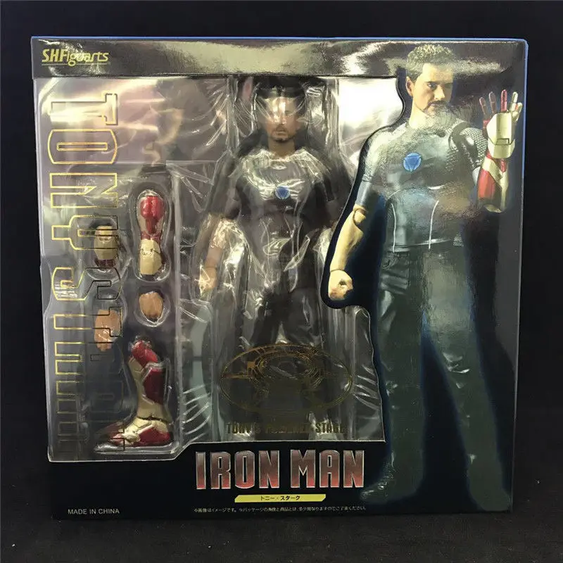 Аниме 6 ''Marvel S. H. Figuarts Железный человек ПВХ фигурка подвижная Модель