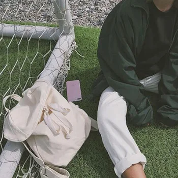 

Canvas Backpack Large Capacity Outdoor Travel Bag Lightweight Shoulder Bag