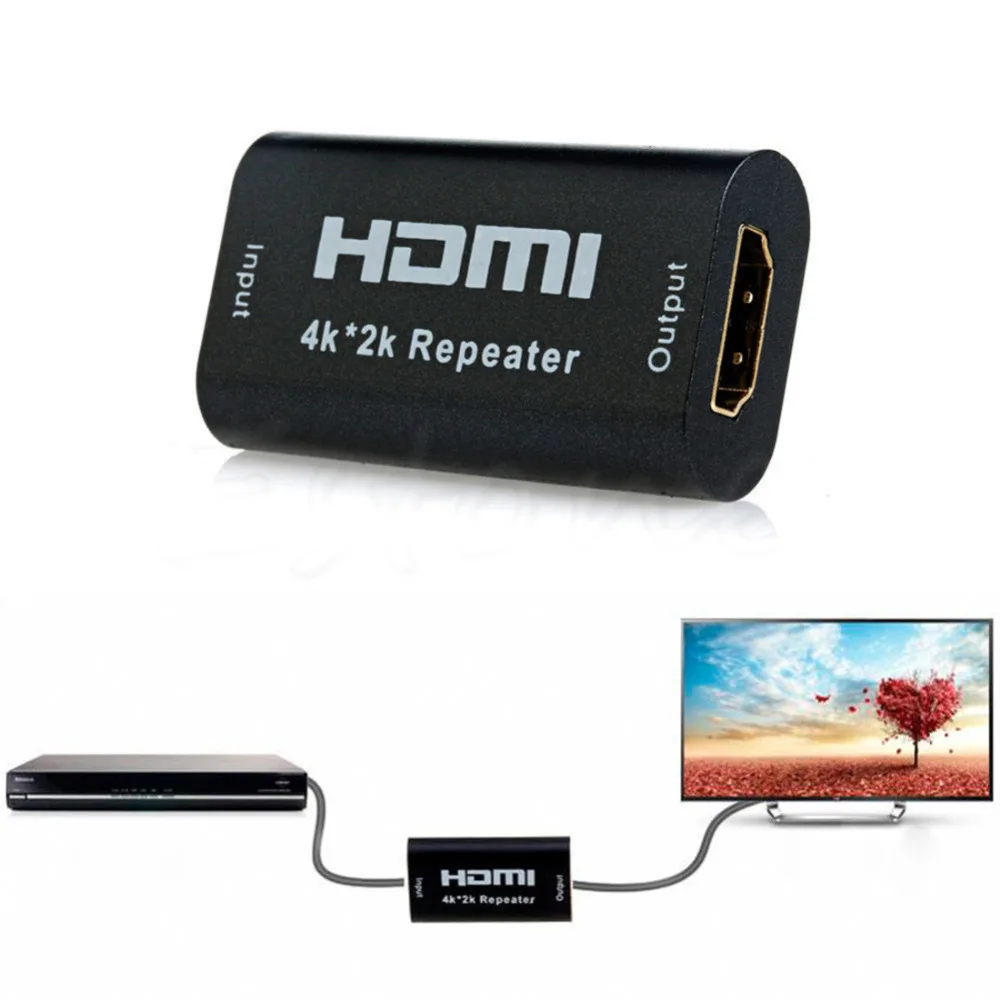 HDMI 2 0 удлинитель сигнала 40 метров hdmi2.0 усилитель репитер 4K мама к маме 4K60HZ |