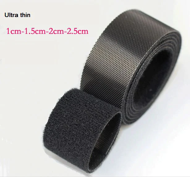 Paquete de 5er bandas velcro cinta de velcro cable atado nylon fijación hasta 15kg