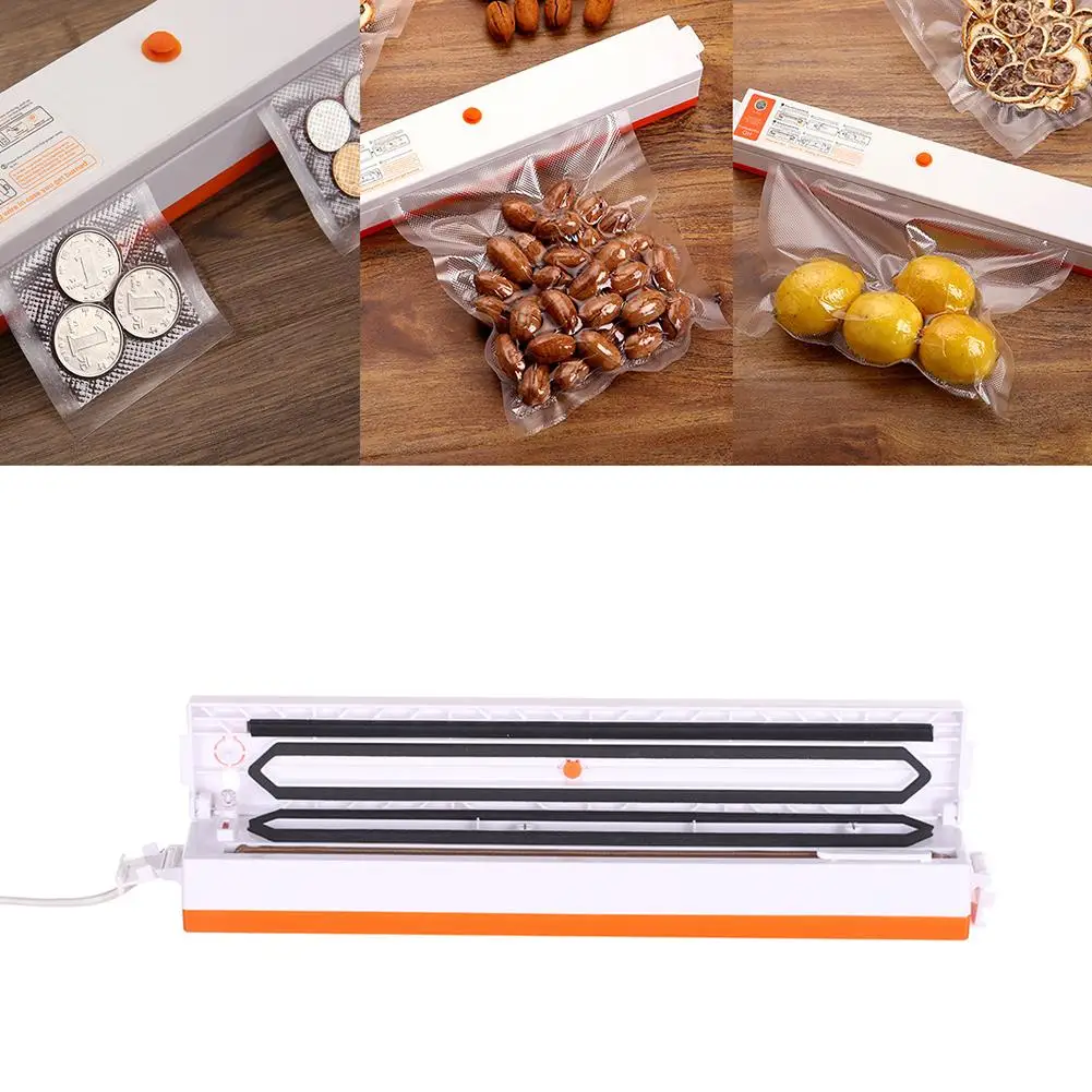 

NEW 1 Set Portable Small Automatic Vacuum Packing Machine Sealer Household Store Food Package Tool