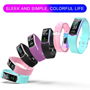 

Smart Band Clock Heart Rate Blood Pressure Monitor Fitness Tracker Smart Bracelet Color Screen Pedometer Sport Smart Wristband