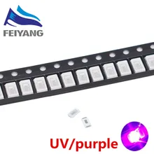 500 шт. 5630/5730 SMD/SMT УФ/фиолетовый свет чип лампы 395-400nm светодиодный хрустальные прозрачные бусины светодиодный хорошего качества