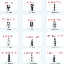 10 шт. зубные боры низкая скорость Стоматологический Продукт Стоматологическая лабораторная карбидная бора