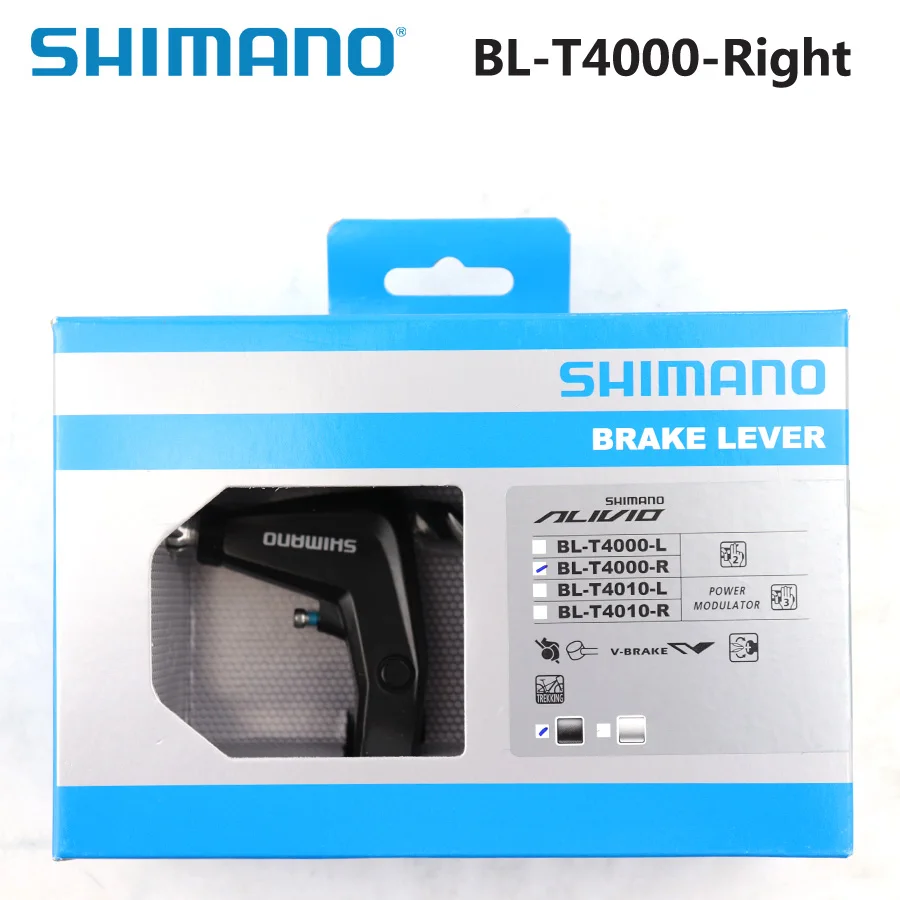 SHIMANO Alivio BL T4000 рычаг тормоза для горного велосипеда V-Brake левый/правый коробка MTB части велосипеда