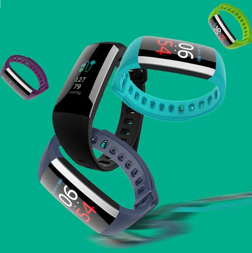 

Step Heart Rate Monitor Smart Bracelet for Women Men Smartband Blood Pressure Chrono Clock Samrt Watch for iphone xiaomi huawei