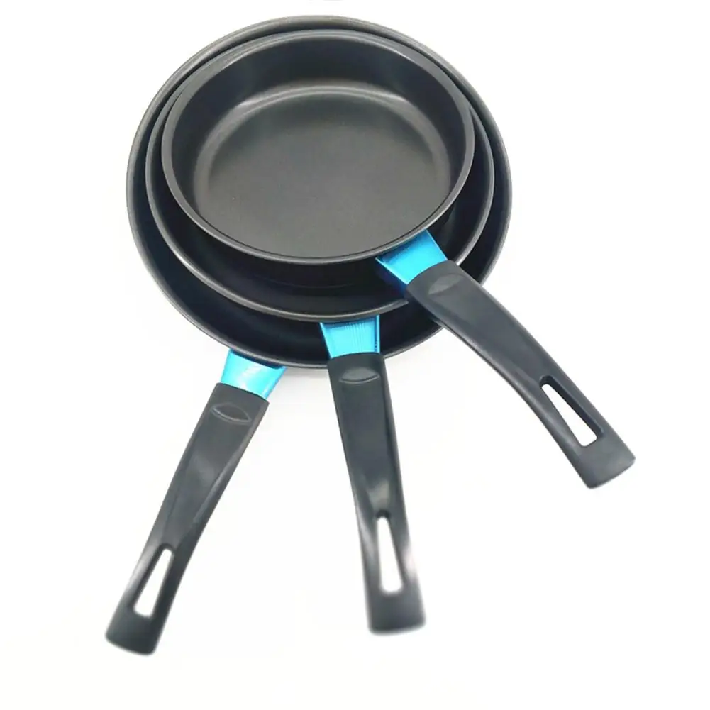 

14/16/18cm Mini Non-sticky Flat Base Egg Cookie Frying Pan For Induction Cooker