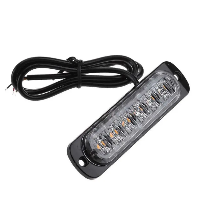 

12V 6000 K 18W Car LED Daytime Running Light 6LED DRL Car Fog Light Waterproof White /Yellow Light 7801