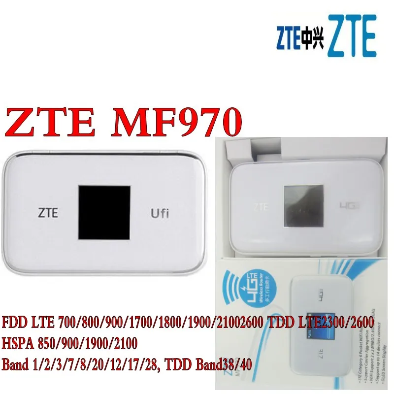 Zte MF970 Rocket Mobile Hotspot LTE плюс 4 г антенны