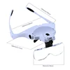 Reading Glasses Headband Magnifier Focus Adjustable 5 Lens Loupe LED Light Magnifying Variable Strength +1.0 +1.5 +2.0 +2.5 +3.5 ► Photo 3/6
