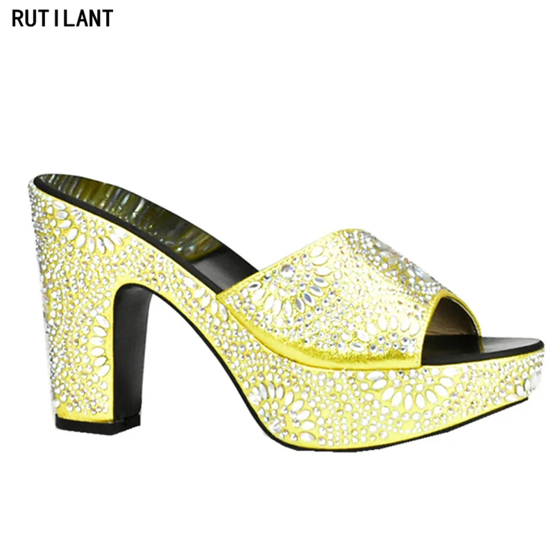 yellow low heeled shoes