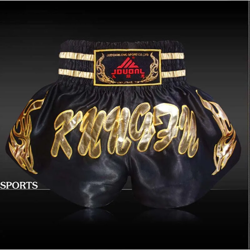 Hot cool mens boxing short fight boxe thai boxing shorts for men