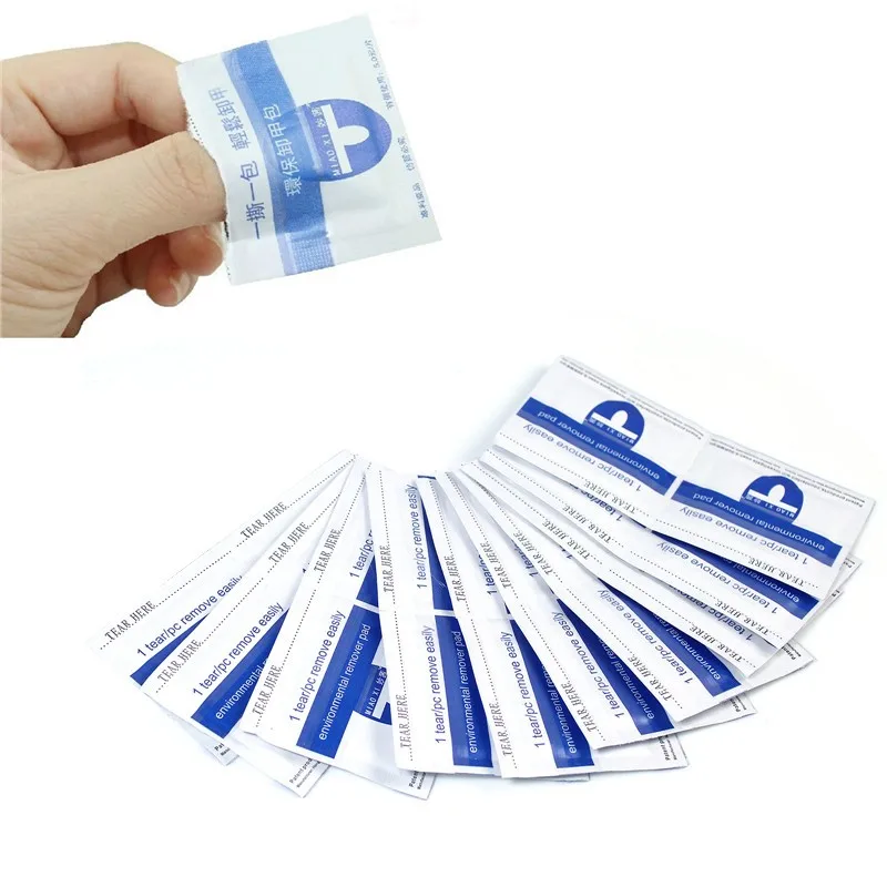 20-Piece-Gel-Polish-Remover-Wraps-Pads-Manicure-Tools-Wet-Wipes-Paper-Pads-Foil-Nail-Art