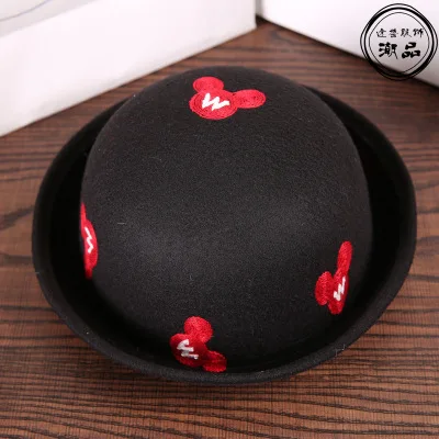 

Disney children Minnie Mickey children boys and girls baby wool hat warm breathable woolen cap