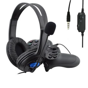 

3.5mm Wired Headphone Game Gaming Headphones Headset With Microphone Mic Earphone for PS4 Sony PlayStation 4 /PC Computer hot