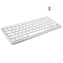 Russian Spanish French German Hebrew Brazil Portuguese Ultra Slim Universal Wireless Bluetooth Keyboard for iOS Android
