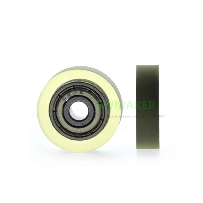 1 шт. 4*18*5 мм PU мягкое резиновое колесо, прозрачное бесшумное ...