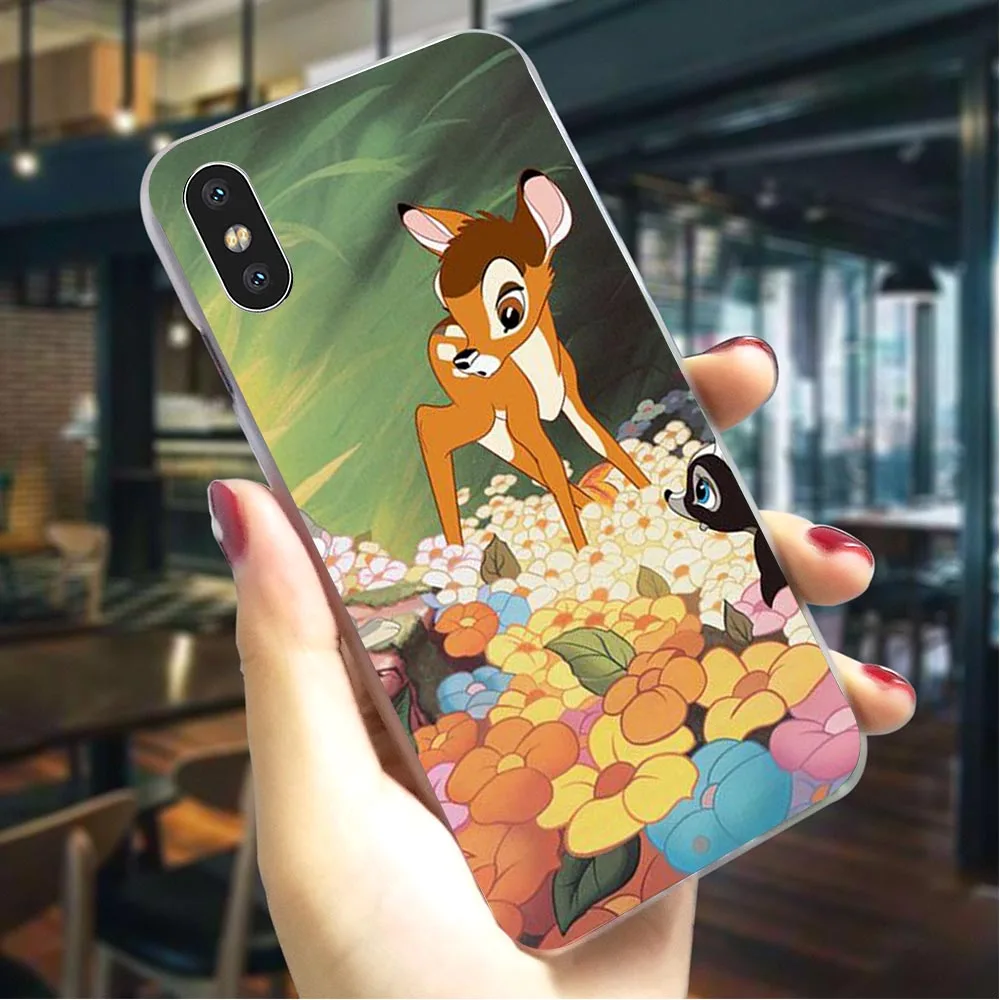 Чехол для телефона Sika Олень Бэмби iPhone XR чехол 5 5S SE 6 6S/6 6S Plus 7 8/7 8 X XS Xs Max жесткий